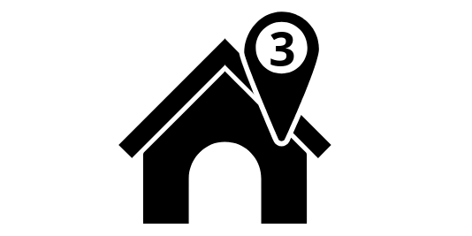 3 butikker