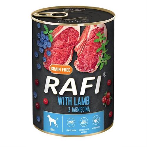 RAFI Adult vådfoder m. lam, blåbær og paté | 400g