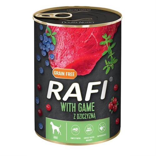 RAFI  Adult vådfoder m. vildt, blåbær og paté | 400g