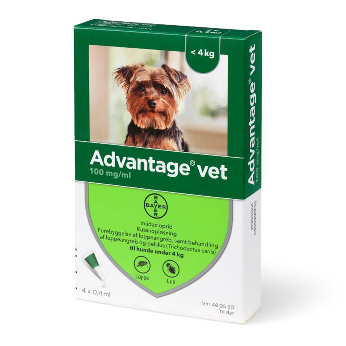 Advantage vet lille hund