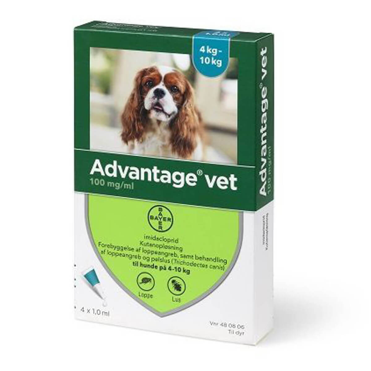 Advantage vet mellem hund