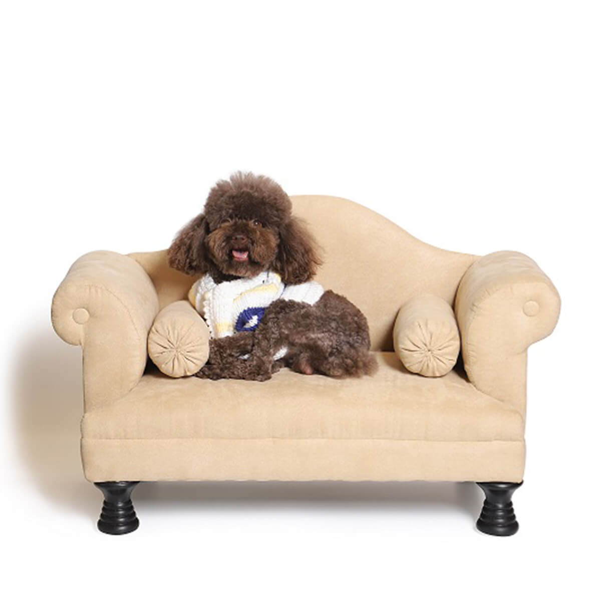 Whesco Deluxe hundeseng Beige sofa 01