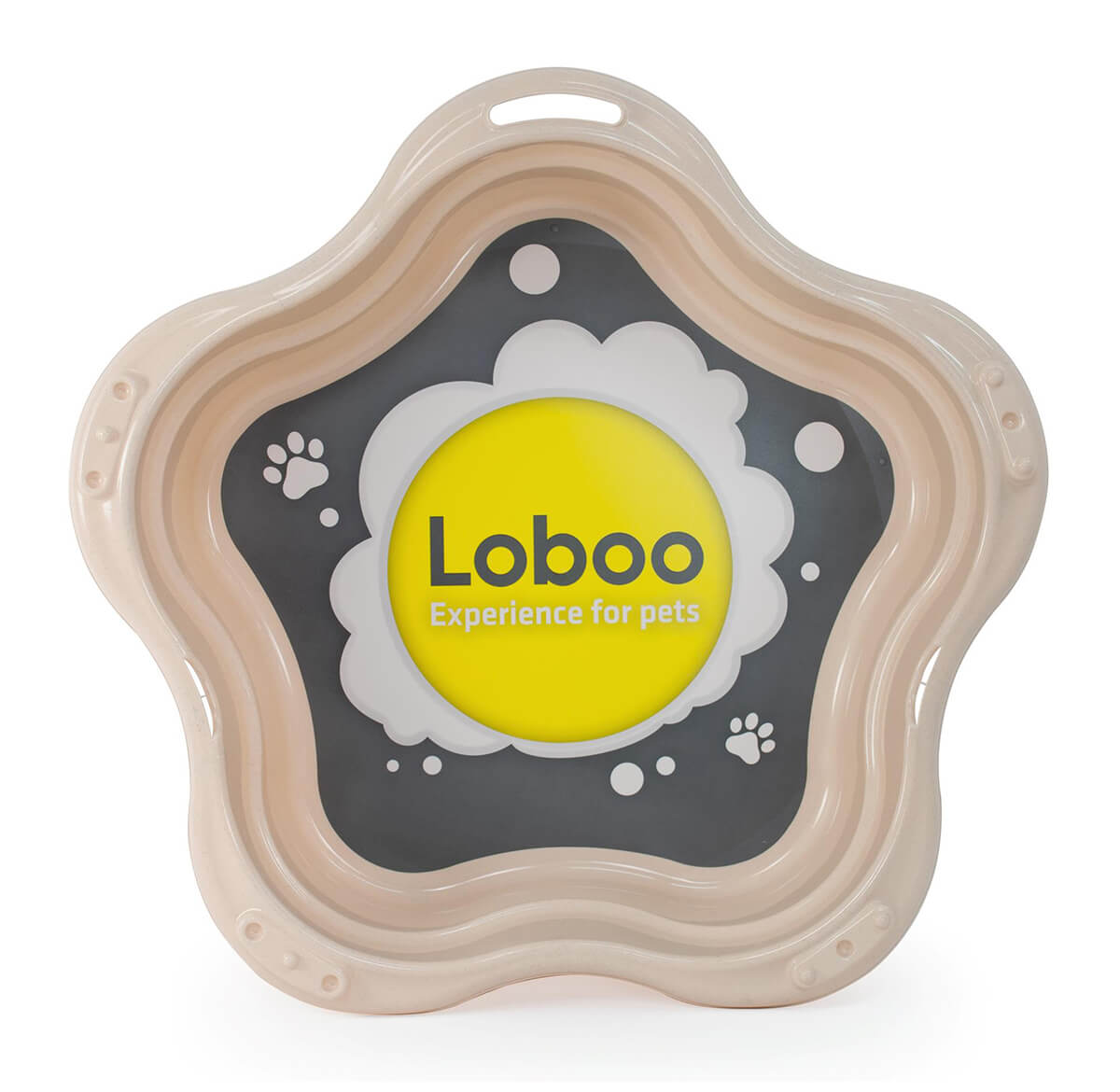 Pool til hund i hård plast | Beige