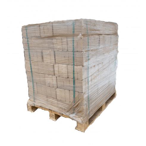 Briketter af fyrretræ 960kg pr. palle | Frit leveret