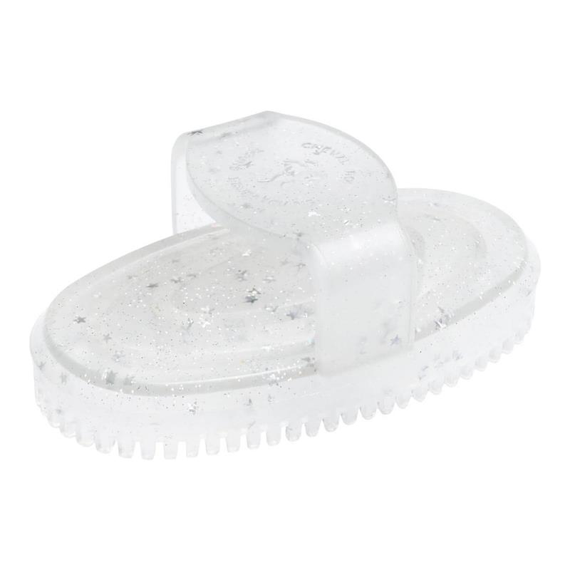Cheval Roi Massagestrigle | White rainbow glitter