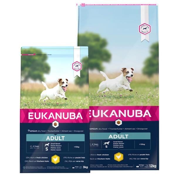 Eukanuba Adult m. kylling | Lille hund