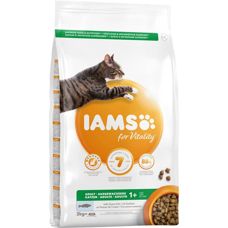 Iams Vitality Adult m. havfisk | Kat