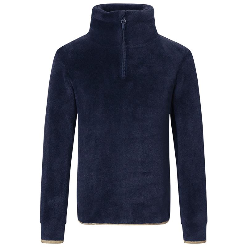 Covalliero Fleece junior trøje m. lynlås | Navy