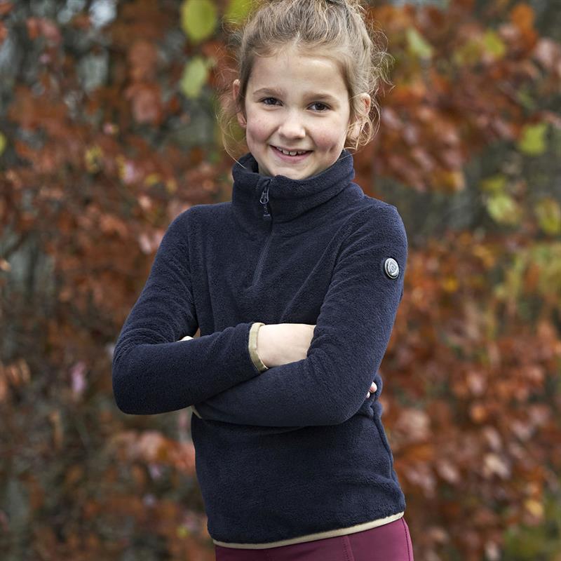 01 V 3225088AK 01 Covalliero Junior Fleece troeje lynlaas Navy